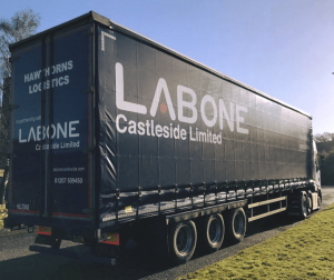 new tralier supplied by new logistics partner hawthorns logistics